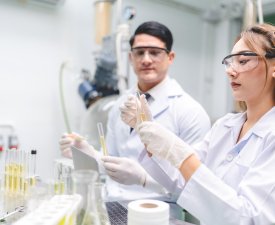 Cannabis ganja CBD oil scientific extraction machine, medicine factory technology for scientist worker in work of hemp plants process laboratory. chemical production equipment concept